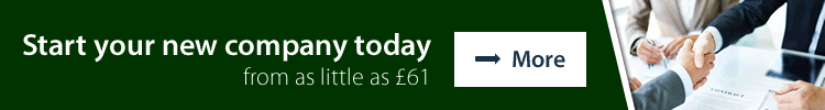 Start your new company today from as little as £14 + VAT